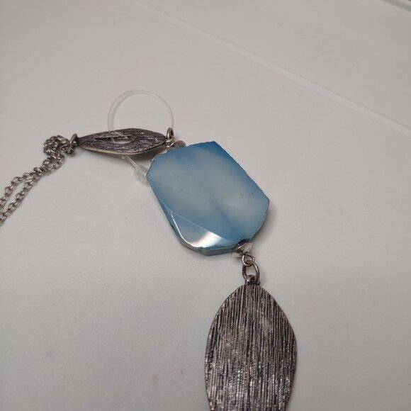 24 Inch Blue Stone Necklace - Picture 6 of 9